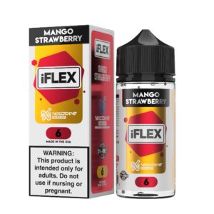 Mango Strawberry Juice Head iFlex Nixodine 100mL 6mg with packaging