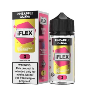 Pineapple Guava Juice Head iFlex Nixodine 100mL 3mg with packaging