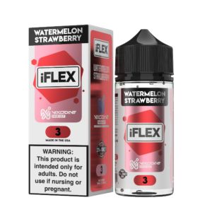 Watermelon Strawberry Juice Head iFlex Nixodine 100mL 3mg with packaging