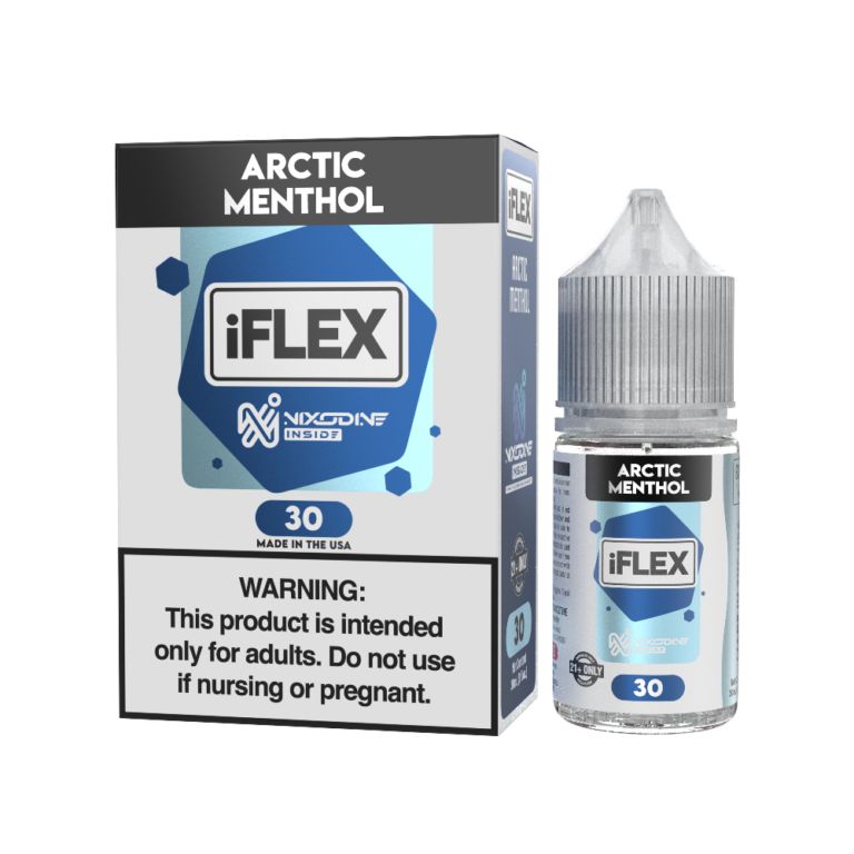 Arctic Menthol Juice Head iFlex Nixodine Salts 30mL 30mg with packaging