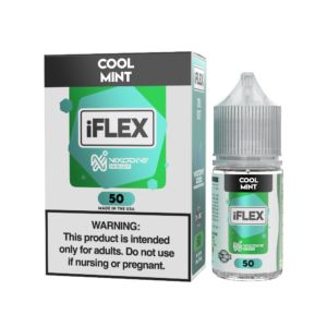 Cool Mint Juice Head iFlex Nixodine Salts 30mL 50mg with packaging