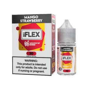Mango Strawberry Juice Head iFlex Nixodine Salts 30mL 30mg with packaging