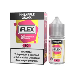 Pineapple Guava Juice Head iFlex Nixodine Salts 30mL 50mg with packaging