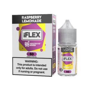 Raspberry Lemonade Juice Head iFlex Nixodine Salts 30mL 50mg with packaging