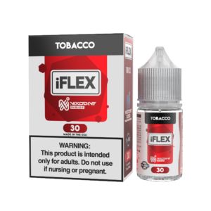 Tobacco Juice Head iFlex Nixodine Salts 30mL 30mg with packaging