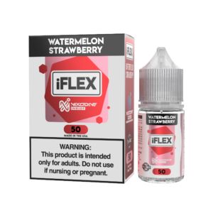 Watermelon Strawberry Juice Head iFlex Nixodine Salts 30mL 50mg with packaging
