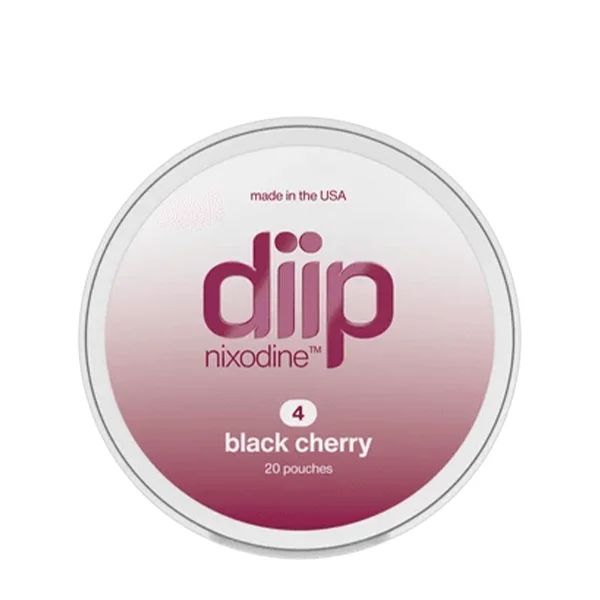 DIIP Nicotine Pouches (DSPLY 5pc)(20ct Can) Black Cherry