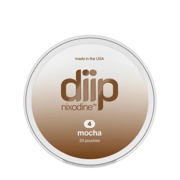 DIIP Nicotine Pouches (DSPLY 5pc)(20ct Can) Mocha