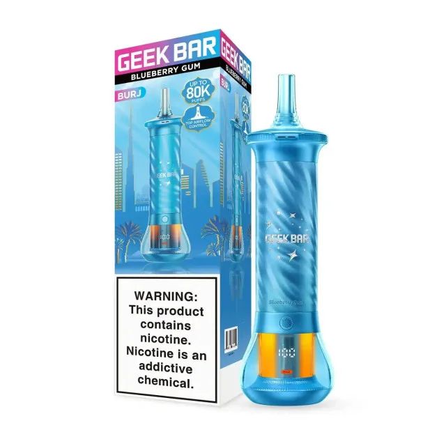 Geek Bar Burj 80K Disposable Blueberry Gum