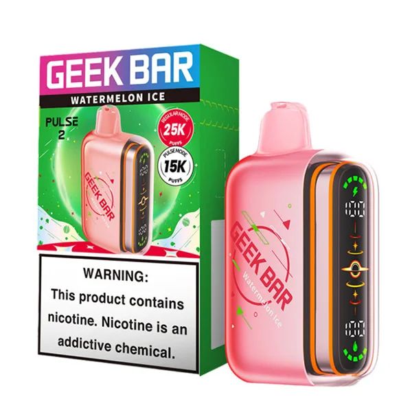 Geek Bar Pulse 2 25K Disposable Hubba Edt. Watermelon Ice