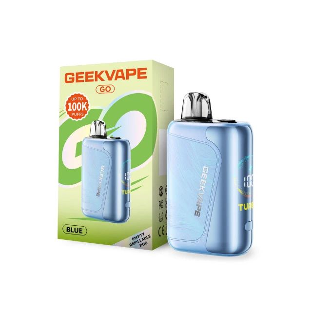 Geekvape Go Pod System Blue with packaging