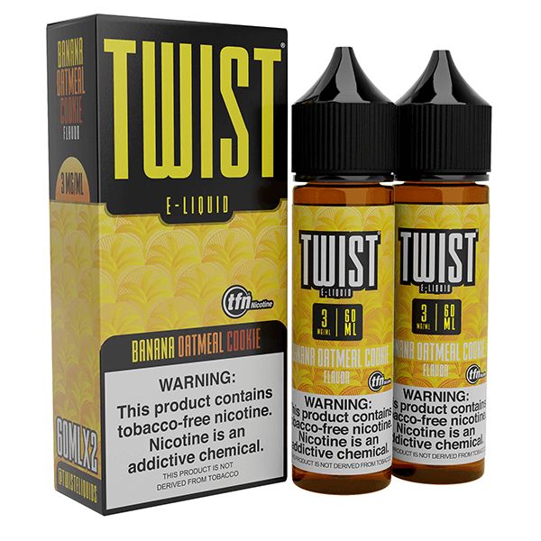 Banana Oatmeal Cookie by Twist TFN Series (x2 60mL) 120mL thumbnail