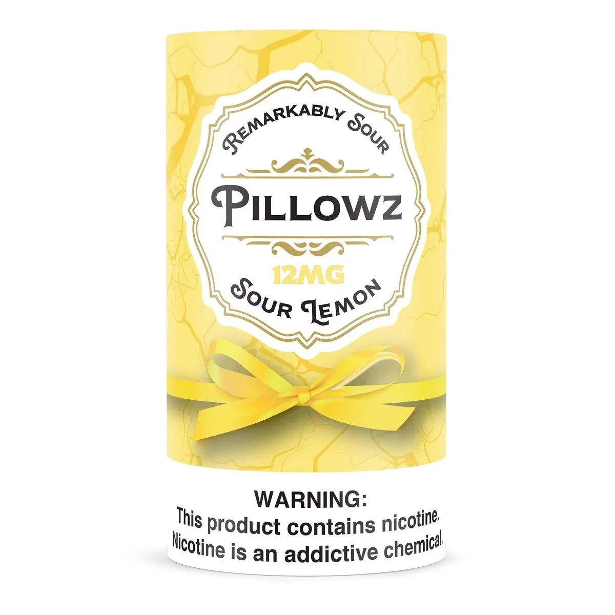 Pillowz TFN Nicotine Pouches (5-Can Pack) Sour Lemon 12mg