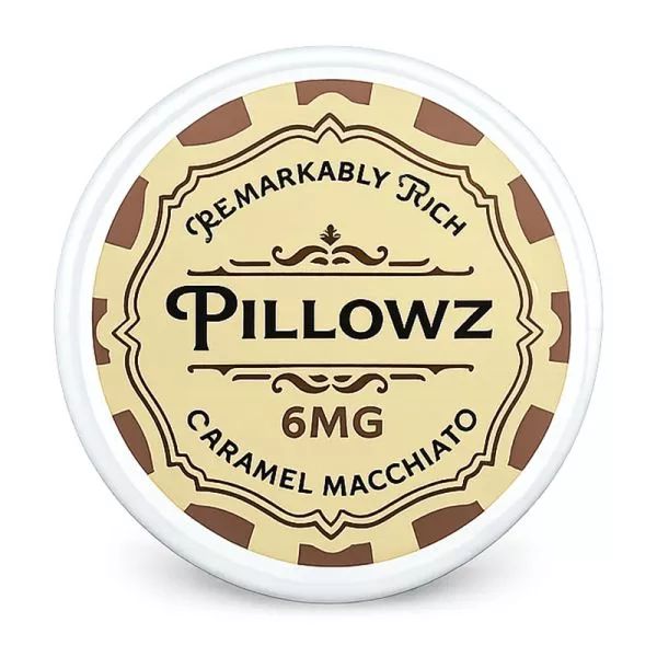 Pillowz TFN Nicotine Pouches (5-Can Pack) Caramel Macchiato 6mg