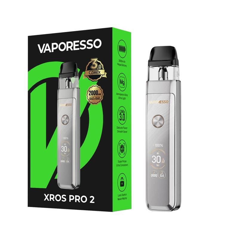 Vaporesso XROS Pro 2 Pod System Glittering Silver