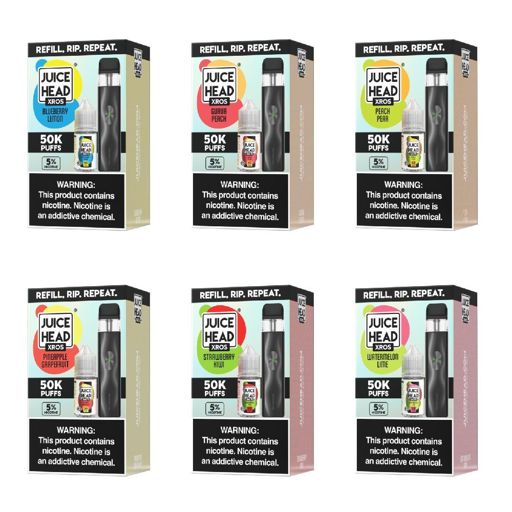 vaporesso luxe xr max vs xros pro Vaporesso XROS 4 Mini Pod System + Juice Head 30mL (Collab Bundle)