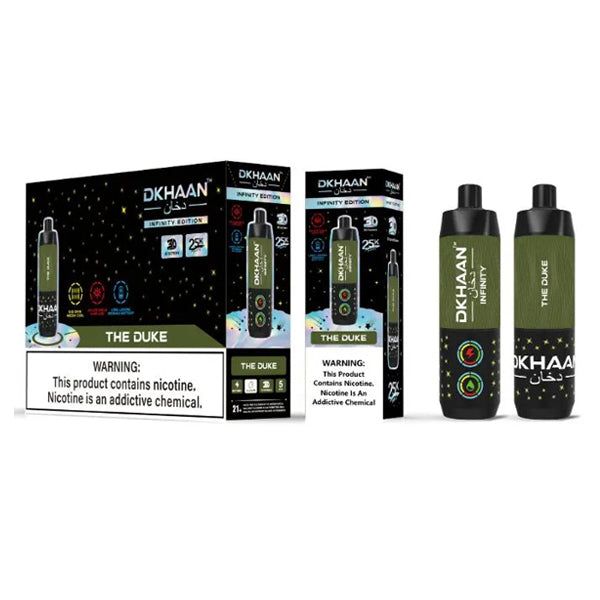 Dkhaan Infinity Disposable The Duke with packaging
