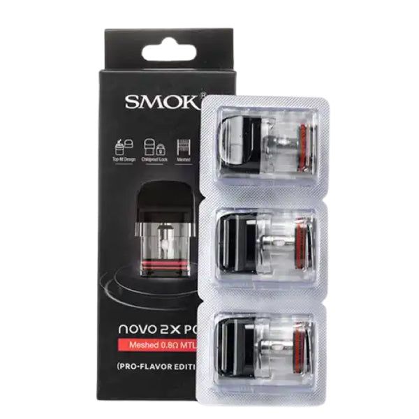 SMOK Novo 4 Replacement Pods | 3-Pack SMOK Novo 4 Replacement Pods | 3-Pack