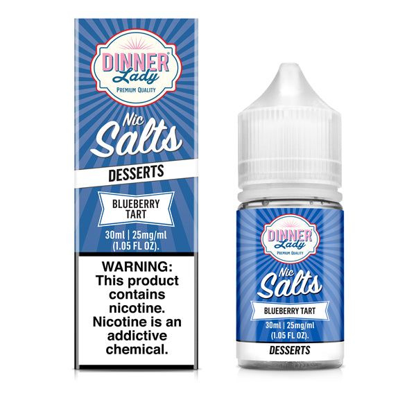Dinner Lady Blueberry Tart TFN 30mL Salt Nicotine Vape Juice thumbnail