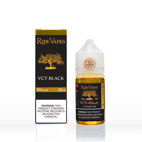 VCT Black Ripe Vapes Salts 30mL with packaging