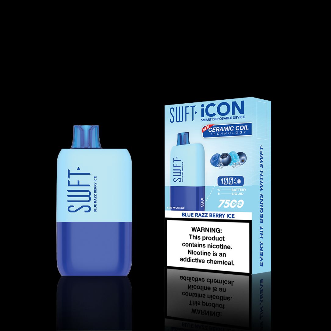 SWFT Icon 7500 Puffs 17mL 50mg Disposable SWFT Icon 7500 Puffs 17mL 50mg Disposable