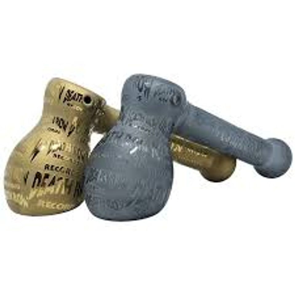 Death Row Records (Hand Pipe) 6" Full Metallic Etched Hammer group photo