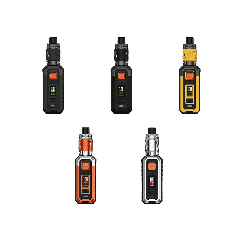 Vaporesso Armour S 100W Box Mod Starter Kit | Group Photo