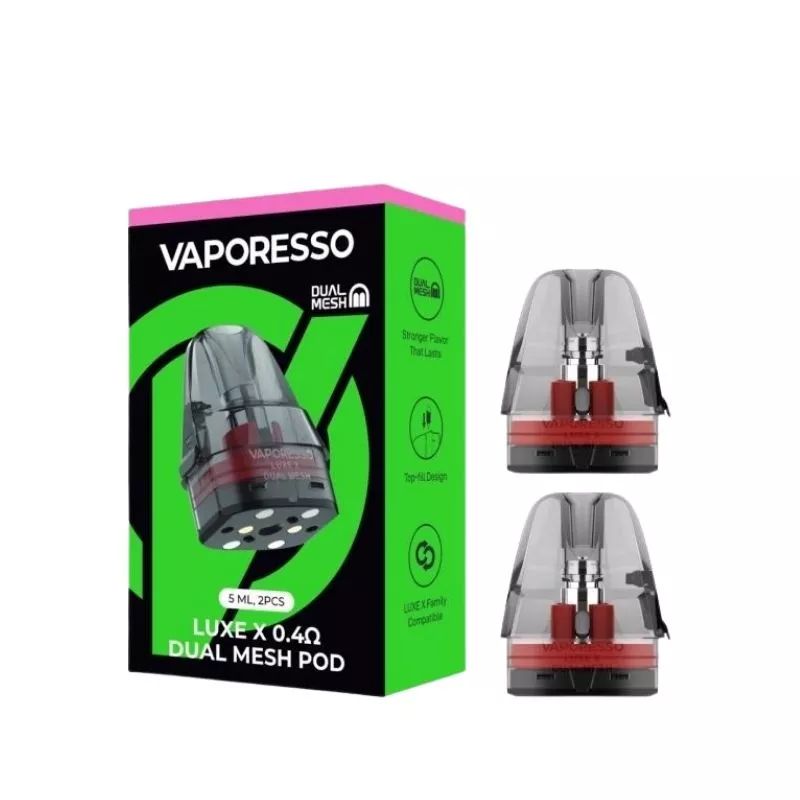 Vaporesso LUXE X Replacement Pods (2-Pack) Dual Mesh Pod 0.4 ohm