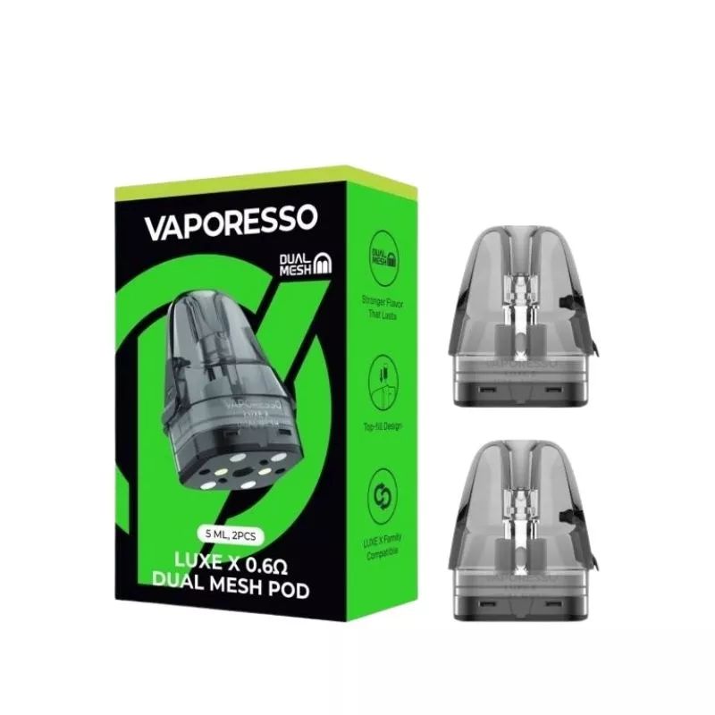 Vaporesso LUXE X Replacement Pods (2-Pack) Dual Mesh Pod 0.6 ohm