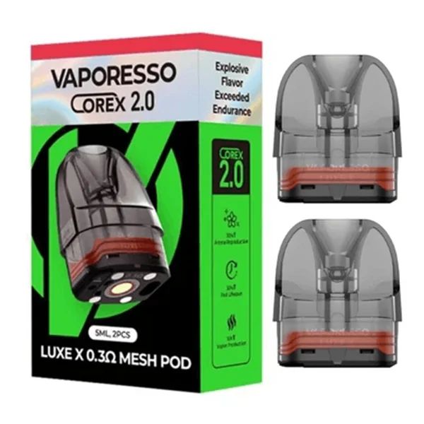 Vaporesso LUXE X Replacement Pods (2-Pack) 0.3ohm mesh pod