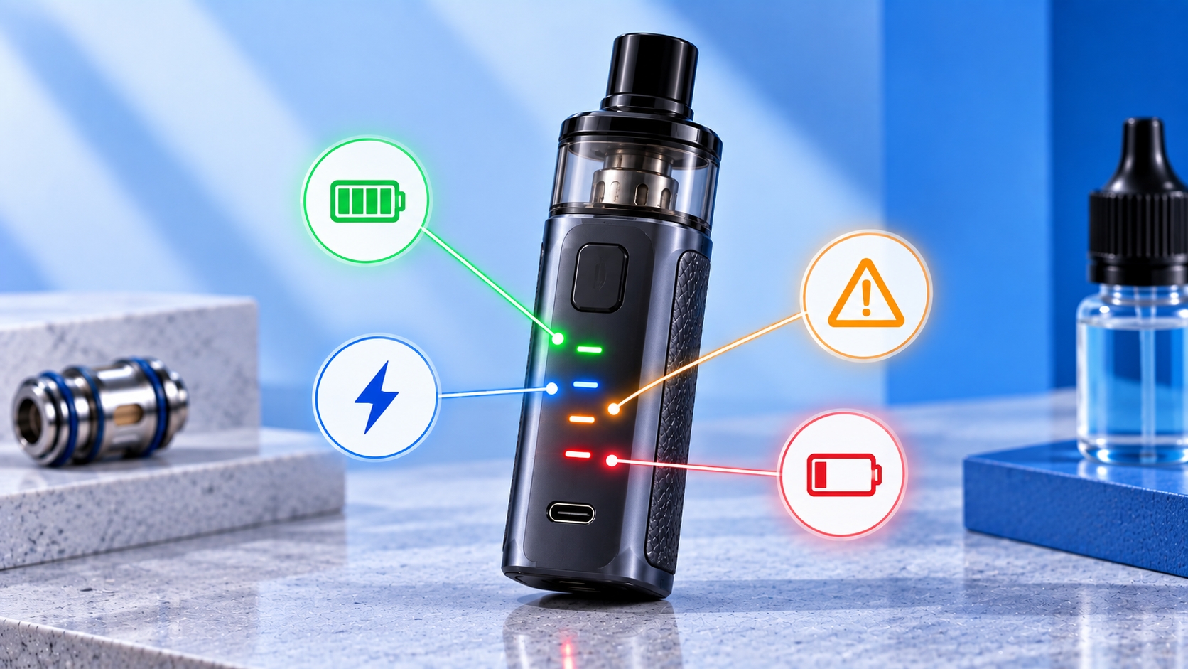 What Do the Lights on a Vape Mean? LED Indicators Explained
