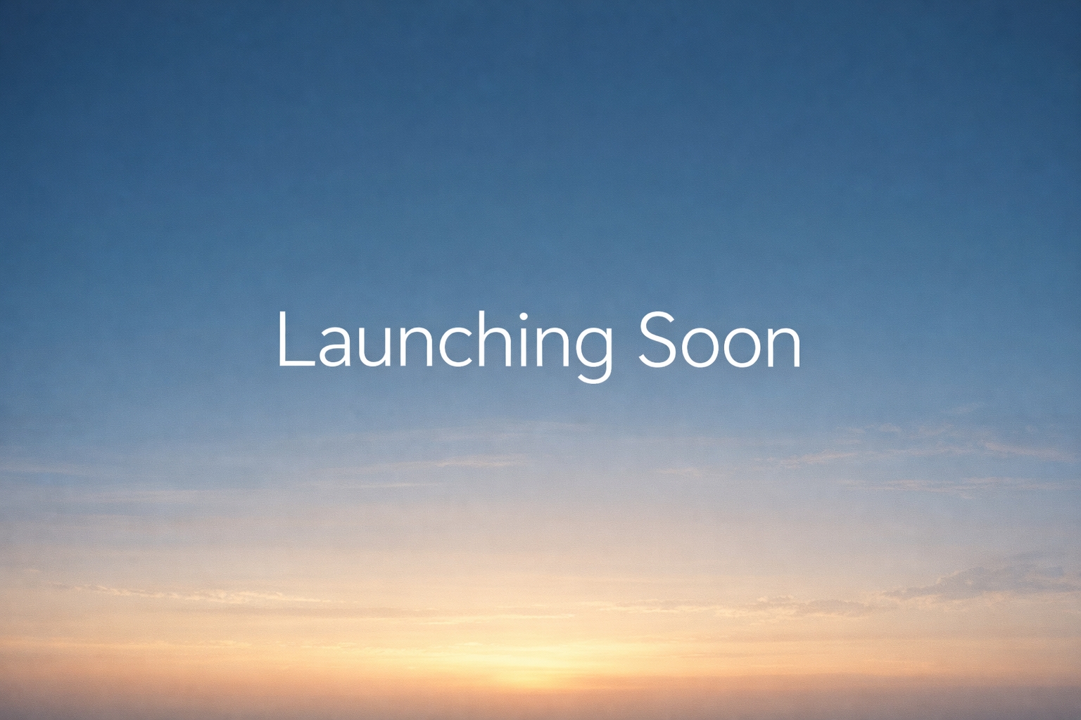 Launching Soon