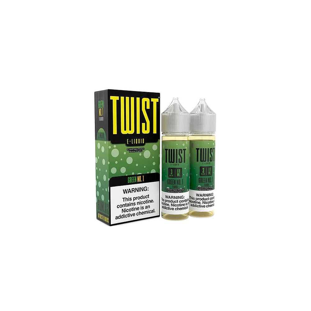 twist vape juice green no 1 Green No.1 (Honeydew Melon Chew) by Twist Salt 60ml (2x30ml) main image 0