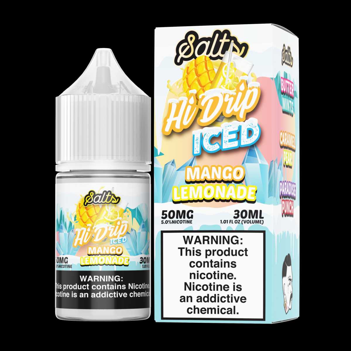 elf bar vape uk Hi-Drip Passionfruit Lemonade ICED 100ml Vape Juice – EightVape
