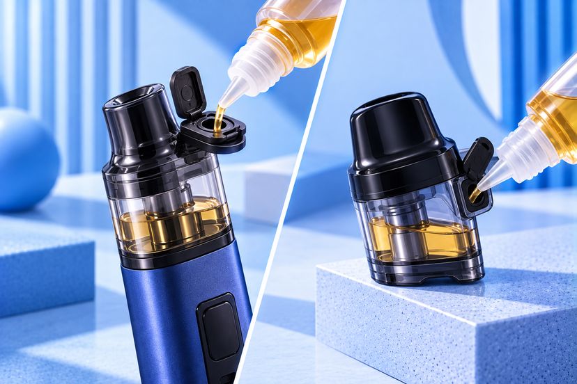 Top-Fill vs. Side-Fill Vape Pods: What’s the Difference?