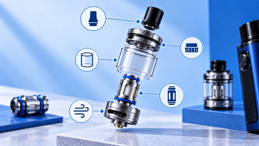 Vape Tank Anatomy: A Beginner’s Guide to Every Part and What It Does